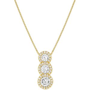 Nomination Seidivina Gold Triple White Halo Necklace Nomination Seidivina Gold Triple White Halo Necklace