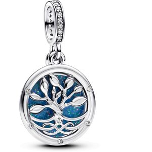 Pandora Glow-in-the-dark Infinity Tree Double Dangle Charm Pandora Glow-in-the-dark Infinity Tree Double Dangle Charm