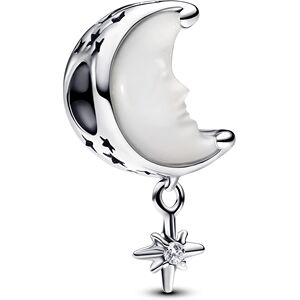 Pandora Moon & North Star Dangle Charm Pandora Moon & North Star Dangle Charm