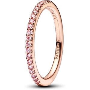 Pandora Rose Gold Sparkling Pink Band Ring - 54 Pandora Rose Gold Sparkling Pink Band Ring - 54