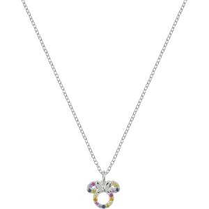 Disney Silver Rainbow Minnie Mouse Necklace - Silver Disney Silver Rainbow Minnie Mouse Necklace - Silver