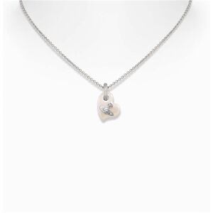 Vivienne Westwood Silver Florentia Pearl Heart Necklace Vivienne Westwood Silver Florentia Pearl Heart Necklace