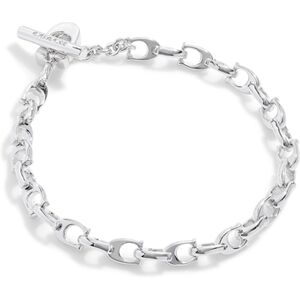 Coach Silver C Link Chain Flex Bracelet - Silver Coach Silver C Link Chain Flex Bracelet - Silver