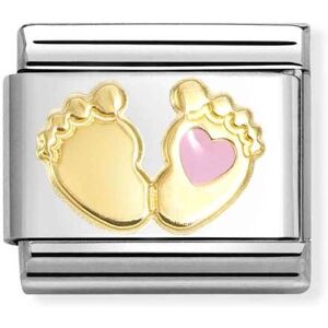 Nomination Baby Pink Feet Charm Nomination Baby Pink Feet Charm