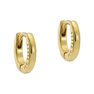Ted Baker Gold Crisete Logo Hoops 10mm - Gold Ted Baker Gold Crisete Logo Hoops 10mm - Gold