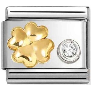 Nomination Raised Gold Clover Charm Nomination Raised Gold Clover Charm