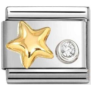Nomination Raised Gold Star Charm Nomination Raised Gold Star Charm