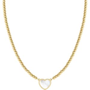 Nomination Emosfere Gold Mother of Pearl Heart Rich Beaded Stainless Steel Necklace Nomination Emosfere Gold Mother of Pearl Heart Rich Beaded Stainless Steel Necklace