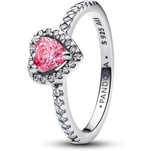 Pandora Elevated Pink Heart Ring - 58 Pandora Elevated Pink Heart Ring - 58