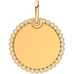 Pandora Gold Engravable Round Tag Pendant Pandora Gold Engravable Round Tag Pendant