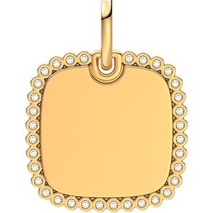 Pandora Gold Engravable Square Tag Pendant Pandora Gold Engravable Square Tag Pendant