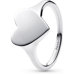 Pandora Silver Engravable Heart Ring - 54 Pandora Silver Engravable Heart Ring - 54