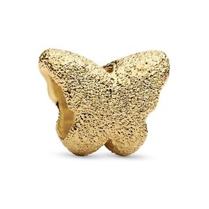 Pandora Gold Textured Butterfly Mini Charm Pandora Gold Textured Butterfly Mini Charm