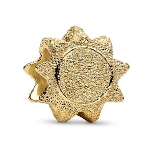 Pandora Gold Textured Sun Mini Charm Pandora Gold Textured Sun Mini Charm