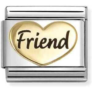 Nomination Gold Friends Heart Charm Nomination Gold Friends Heart Charm