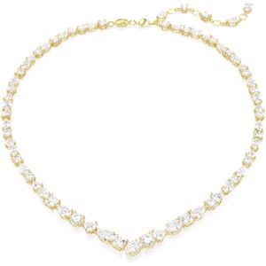 Swarovski Gold Mesmara White Mixed Cuts Necklace - 45cm Swarovski Gold Mesmara White Mixed Cuts Necklace - 45cm