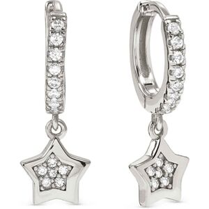 Nomination Silver Petit Sparkle Star Hoop Earrings Nomination Silver Petit Sparkle Star Hoop Earrings
