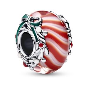 Pandora Silver Candy Murano Glass Charm Pandora Silver Candy Murano Glass Charm