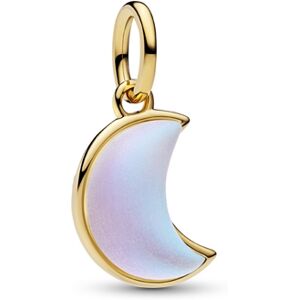 Pandora Gold Sparkling Crescent Moon Dangle Charm Pandora Gold Sparkling Crescent Moon Dangle Charm