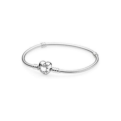 Pandora Moments Silver Heart Clasp Bracelet - 17cm Pandora Moments Silver Heart Clasp Bracelet - 17cm