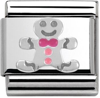 Nomination SilverShine Gingerbread Man Charm