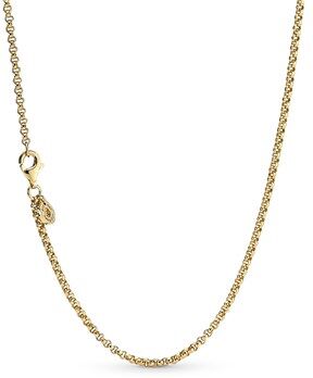 Pandora 14k Gold-Plated Rolo Chain Necklace - 60cm