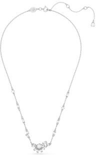 Swarovski Gema Silver Flower Necklace - Adjustable