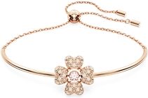 Swarovski Idyllia Rose-Gold Crystal Clover Bangle
