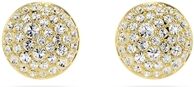 Swarovski Meteora White Crystal Gold-Tone Plated Stud Earrings