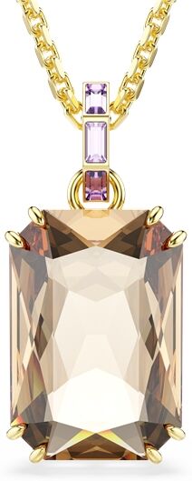 Swarovski Gold Millenia Caramel Octagon Cut Necklace
