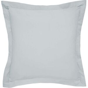 Bedeck of Belfast Fine Linens 300 Thread Count Egyptian Cotton Square Oxford Pillowcase, Silver