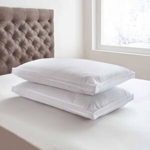 By Bedeck Platinum Collection Microcheck Pillow Pair By Bedeck Platinum Collection Microcheck Pillow Pair