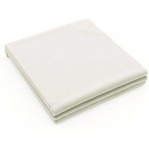 Bedeck of Belfast 200 Thread Count Plain Dye Single Flat Sheet, Chalk Bedeck of Belfast 200 Thread Count Plain Dye Single Flat Sheet, Chalk