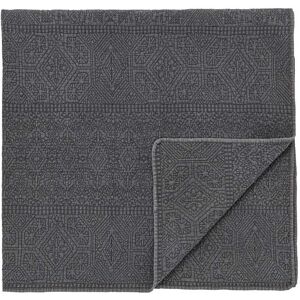 Bedeck of Belfast Florence Quilted Throw, Chalk/Charcoal Bedeck of Belfast Florence Quilted Throw, Chalk/Charcoal