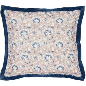 Bedeck of Belfast Lorelei Cushion 50cm x 50cm, Powder Blue & Linen Bedeck of Belfast Lorelei Cushion 50cm x 50cm, Powder Blue & Linen