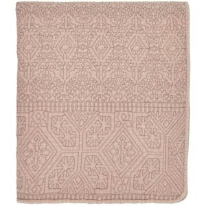 Bedeck of Belfast Marielle Quilted Throw, Coral Bedeck of Belfast Marielle Quilted Throw, Coral