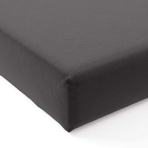 Bedeck of Belfast 200 Thread Count Plain Dye Double Fitted Sheet, Slate Bedeck of Belfast 200 Thread Count Plain Dye Double Fitted Sheet, Slate