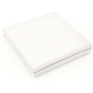 Bedeck of Belfast 200 Thread Count Plain Dye Single Flat Sheet, White Bedeck of Belfast 200 Thread Count Plain Dye Single Flat Sheet, White
