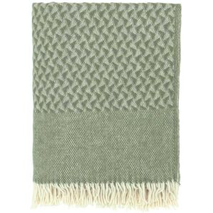 Bedeck of Belfast Yoko Woven Throw, Green Bedeck of Belfast Yoko Woven Throw, Green