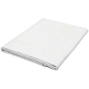 Bedeck of Belfast Fine Linens 400 Thread Count Sateen Plain Dye Single Flat Sheet, White Bedeck of Belfast Fine Linens 400 Thread Count Sateen Plain Dye Single Flat Sheet, White