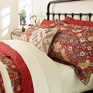 Morris & Co. Duvet Cover Set Strawberry Thief Cotton Super King - Duvet Cover Set Morris & Co. Duvet Cover Set Strawberry Thief Cotton Super King - Duvet Cover Set