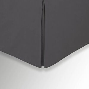 Helena Springfield, 50/50 Plain Dye Percale Double Valance, Charcoal Helena Springfield, 50/50 Plain Dye Percale Double Valance, Charcoal