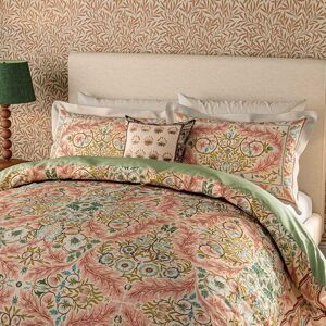 Morris & Co | V&A Morris & Co V&A Earthly Paradise Kingsize Duvet Cover SET, Rose & Pale Olive Morris & Co | V&A Morris & Co V&A Earthly Paradise Kingsize Duvet Cover SET, Rose & Pale Olive