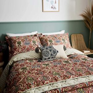 Morris & Co William Morris Granada Single Duvet Cover Set, Indigo & Red Morris & Co William Morris Granada Single Duvet Cover Set, Indigo & Red