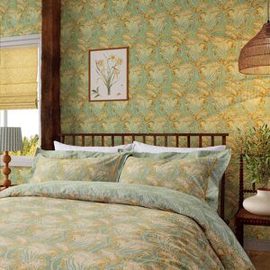 Morris & Co Laceflower Kingsize Duvet Cover SET, Tobacco/Pistachio Morris & Co Laceflower Kingsize Duvet Cover SET, Tobacco/Pistachio