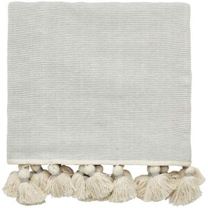 Morris & Co William Morris Pure Torshavn Woven Throw, Silver Morris & Co William Morris Pure Torshavn Woven Throw, Silver