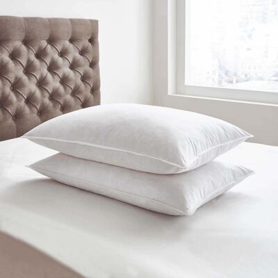 Bedeck of Belfast Goose Feather & Down Pillow Pair Bedeck of Belfast Goose Feather & Down Pillow Pair
