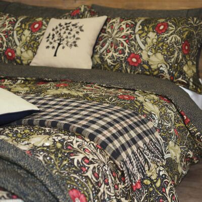 Morris & Co. Seaweed Cotton Duvet Cover Set - Duvet Cover Set Morris & Co. Seaweed Cotton Duvet Cover Set - Duvet Cover Set