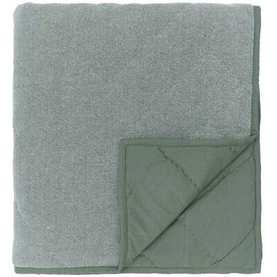 Bedeck of Belfast Elswyth Woven Throw, Olive Bedeck of Belfast Elswyth Woven Throw, Olive