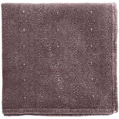 Bedeck of Belfast Katara/Umma Throw, Mulberry Bedeck of Belfast Katara/Umma Throw, Mulberry